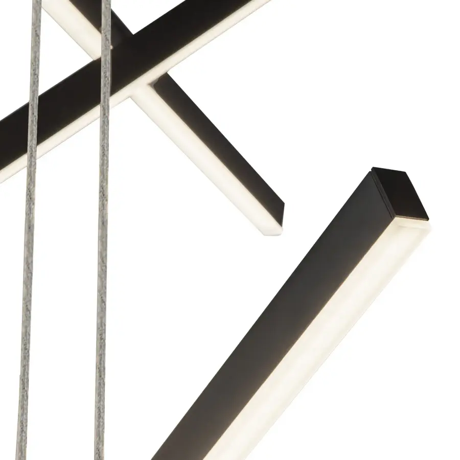 Vega 5 Head Multi Pendant in Brushed Gold - Image 7