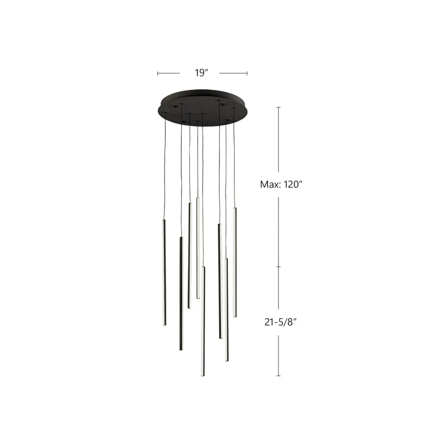 Chute 8 Head Multi Pendant - Image 7