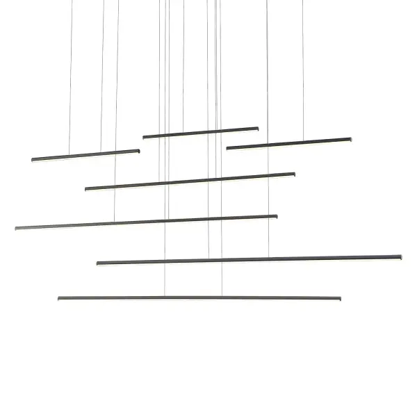 Chute Motion 70-Inch Multi Pendant Light - Image 3