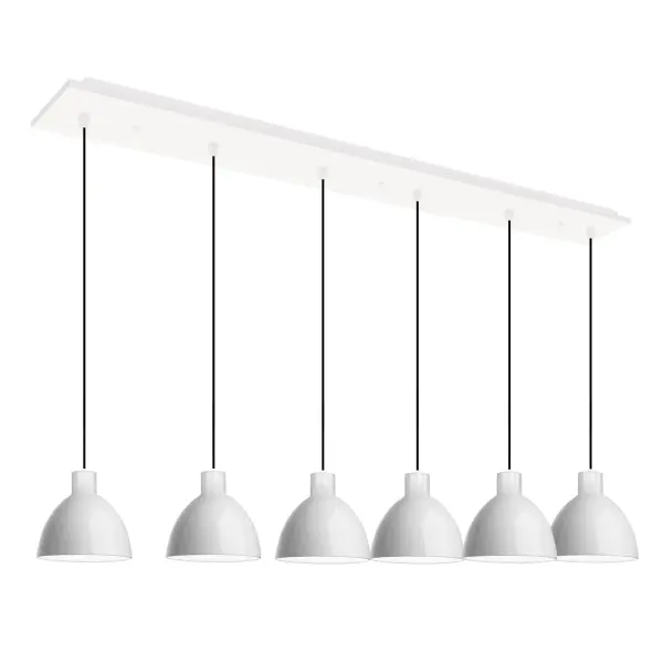 Chroma 6-Light Multi Pendant in Matte Black - Image 3
