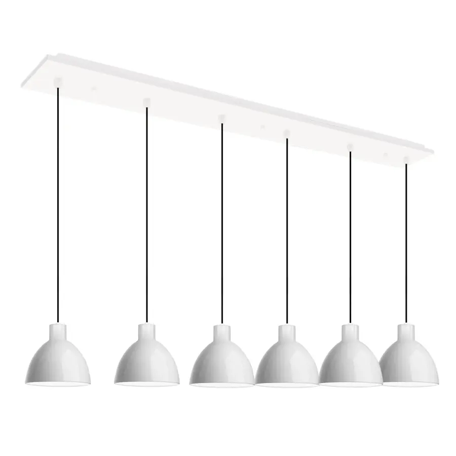 Chroma 6-Light Multi Pendant in Matte Black - Image 3