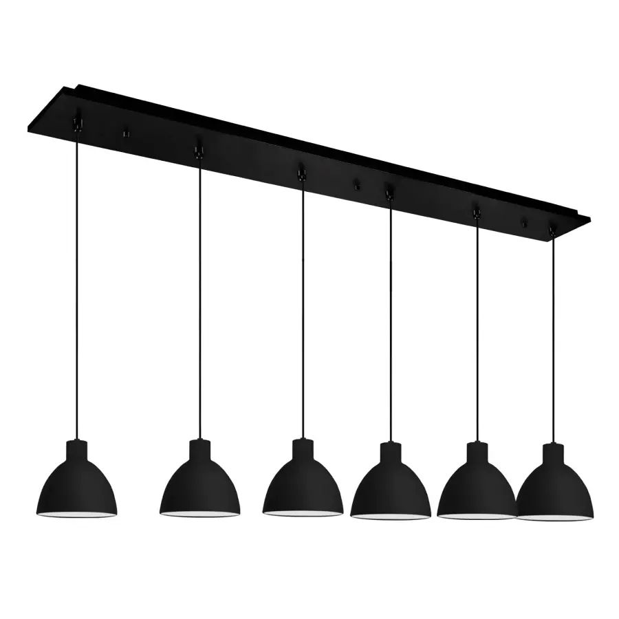 Chroma 6-Light Multi Pendant in Matte Black - Image 4