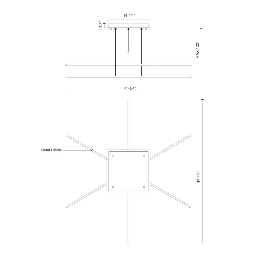 Vega Minor 3-Light Multi Pendant - Image 8