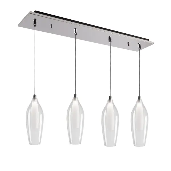 Victoria 4-Light Multi Pendant in Chrome