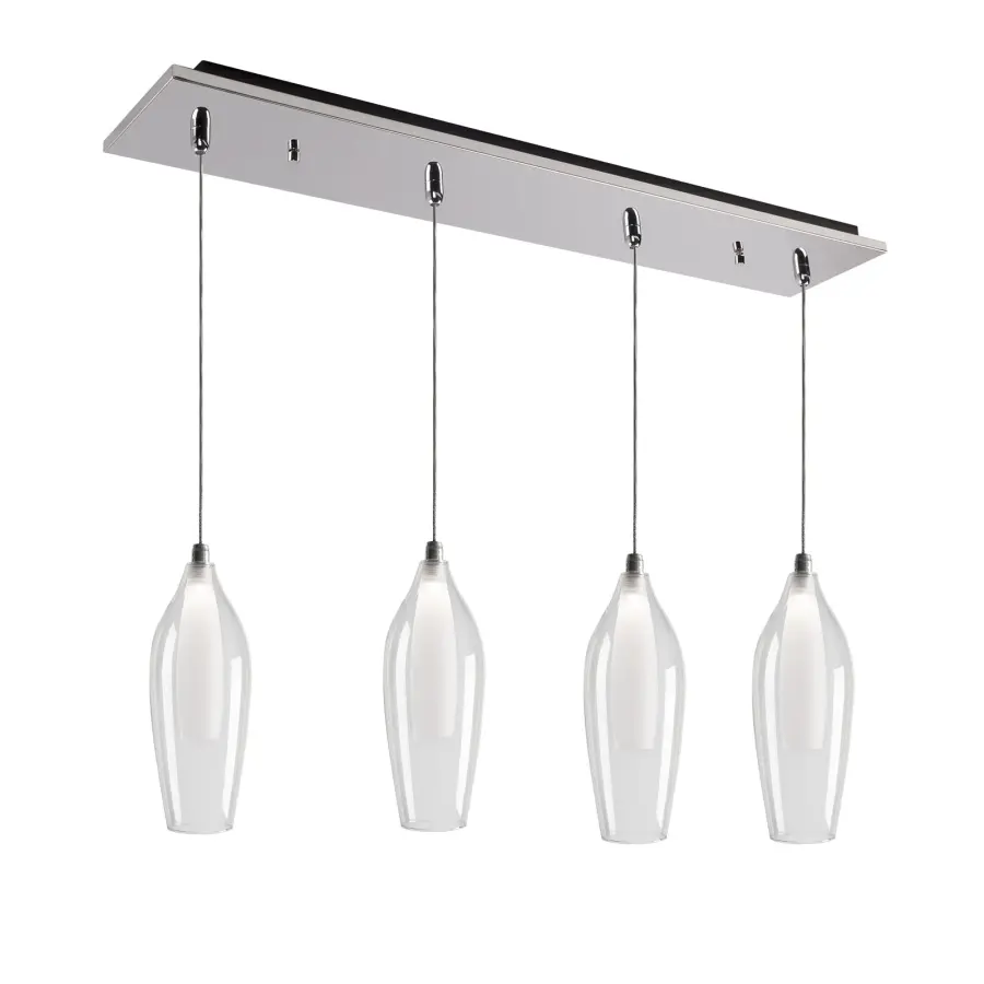 Victoria 4-Light Multi Pendant in Chrome
