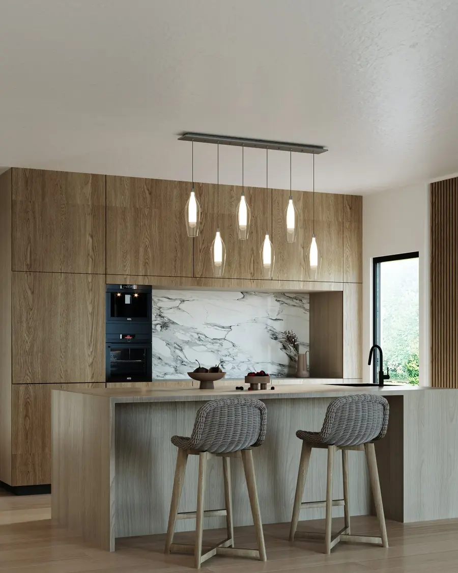 Victoria 6-Light Multi Pendant in Chrome - Image 3