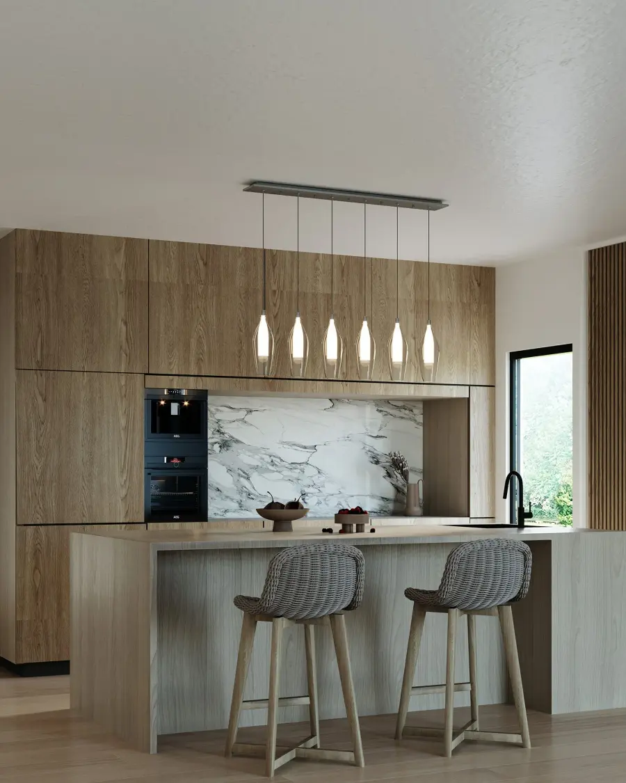 Victoria 6-Light Multi Pendant in Chrome - Image 5