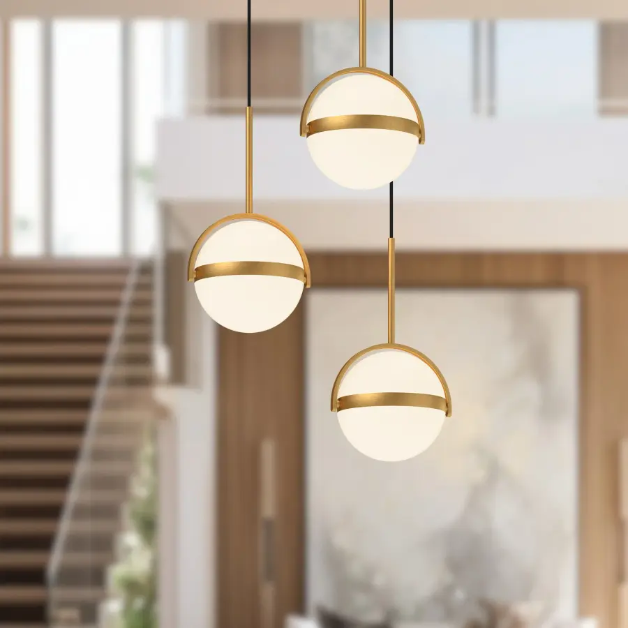 Globo 3-Light Multi Pendant in Matte Black - Image 6