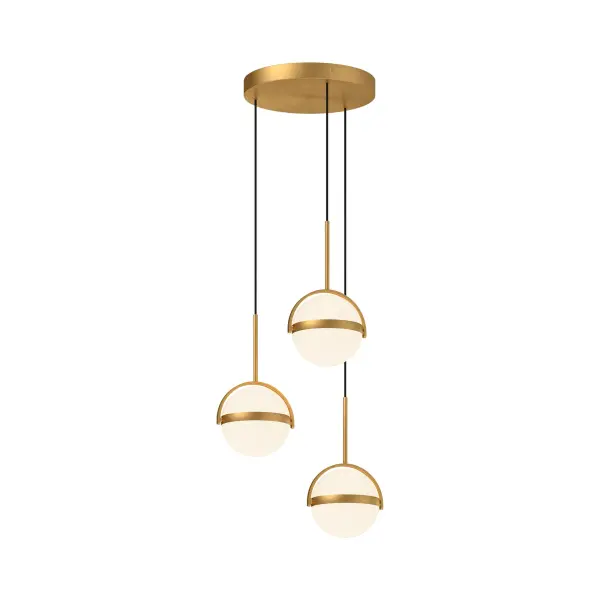 Globo 3-Light Multi Pendant in Matte Black - Image 10