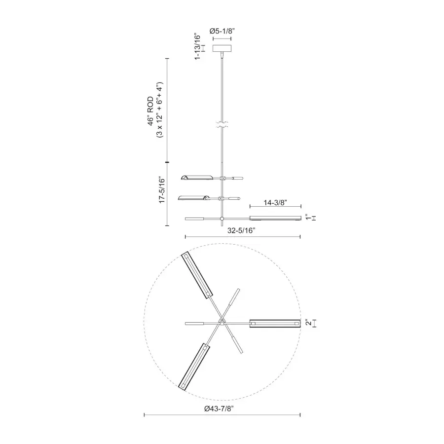 Astrid 3-Light Multi Pendant - Image 15