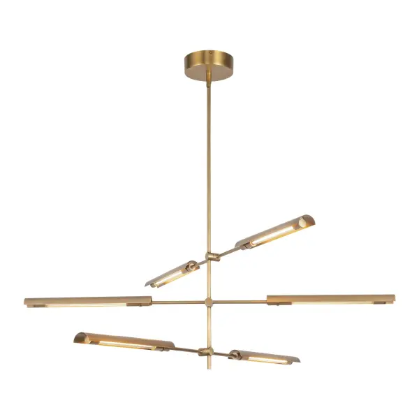Modern Mid-Century Statement Piece with Adjustable LED Bars - Image 21