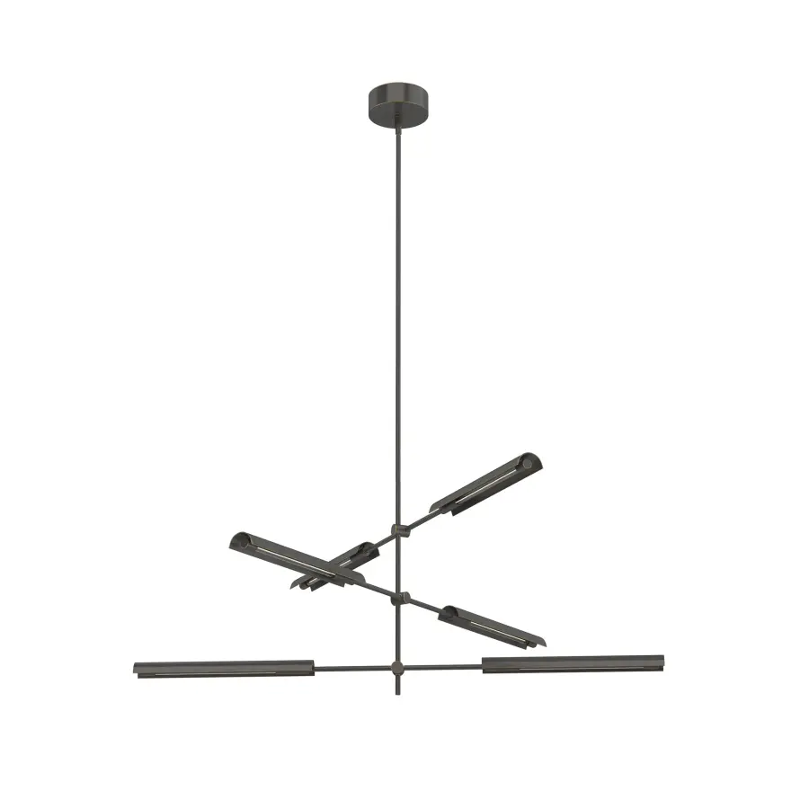 Modern Mid-Century Statement Piece with Adjustable LED Bars - Image 26