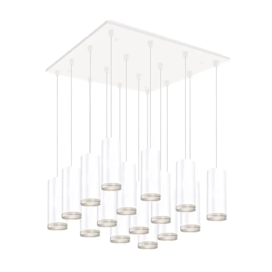 Cameo 16-Light Multi Pendant in White - Image 6