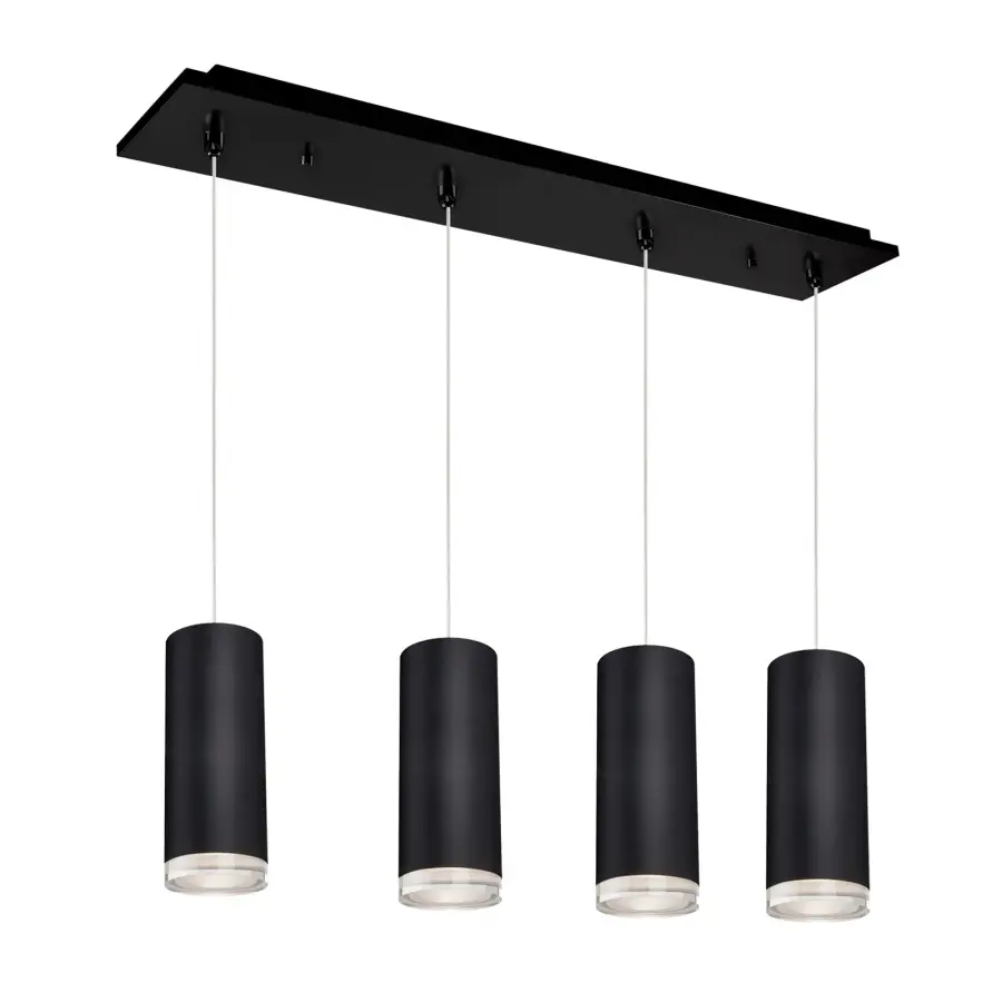 Cameo 4-Head Multi Pendant in Matte Black - Image 2