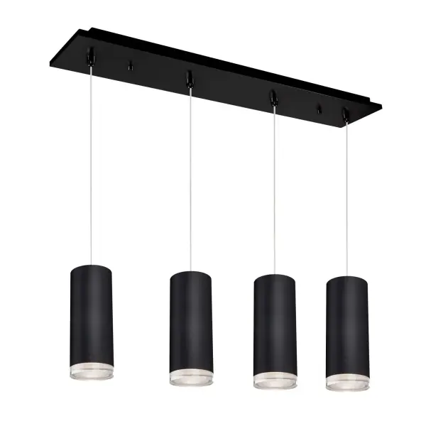 Cameo 4-Head Multi Pendant in Matte Black - Image 4