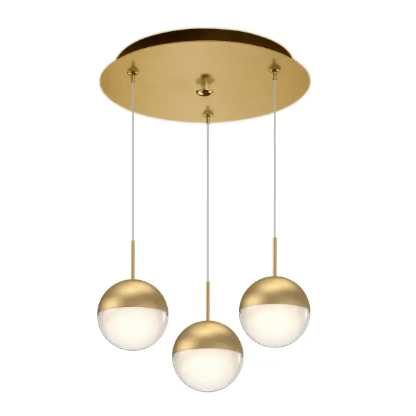 Pluto 3-Light Multi Pendant in Chrome - Image 2