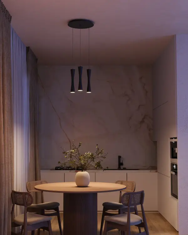 Robson 3-Head Multi Pendant in White - Image 3