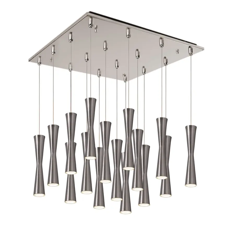 Robson 16-Light Multi Pendant in Matte Black - Image 2