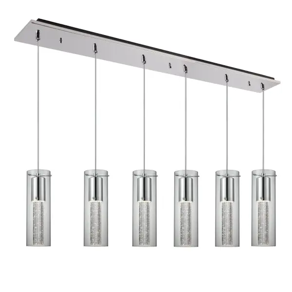 Champagne 6-Light Multi Pendant - Image 1