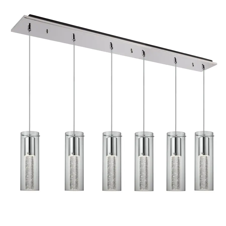Champagne 6-Light Multi Pendant - Image 1