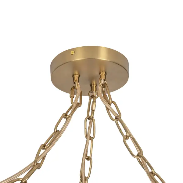 Cherise 3-Light Multi Pendant in Brushed Gold - Image 4