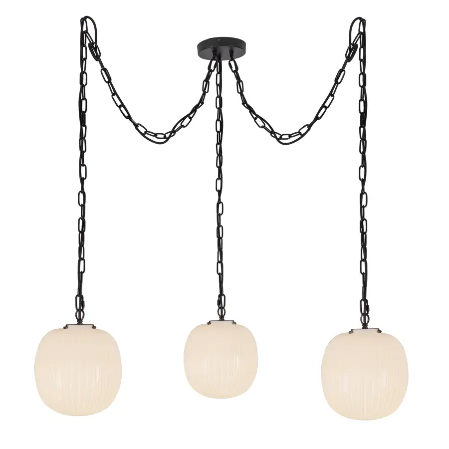 Cherise 3-Light Multi Pendant in Brushed Gold - Image 6