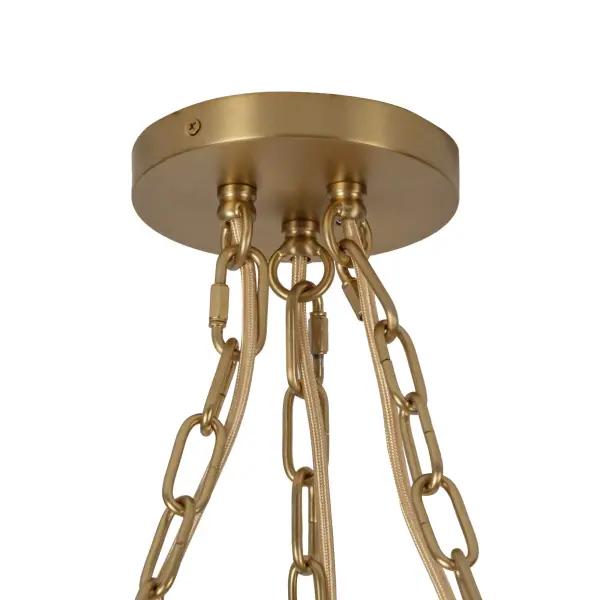 Farrah 3-Light Multi Pendant in Matte Black with Amber Opal Glass - Image 17