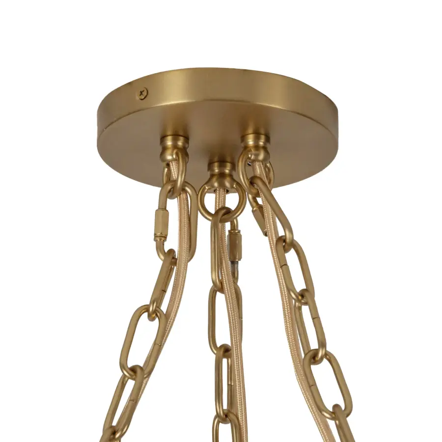 Farrah 3-Light Multi Pendant in Matte Black with Amber Opal Glass - Image 17