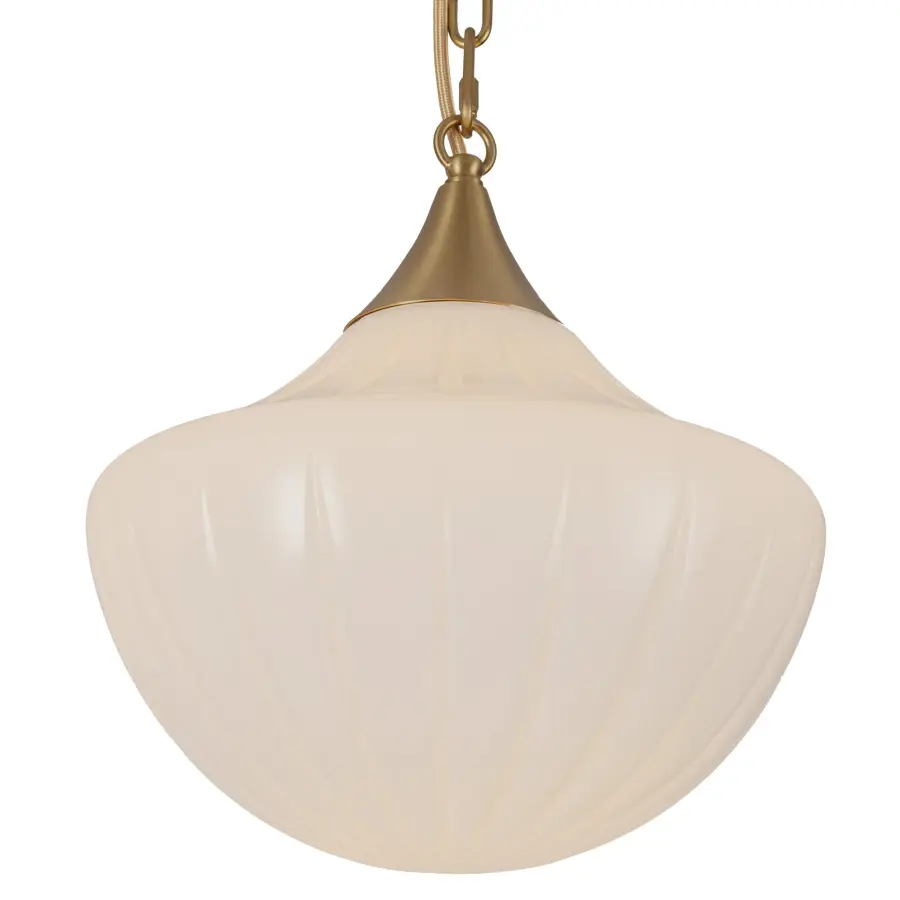 Farrah 3-Light Multi Pendant in Matte Black with Amber Opal Glass - Image 6