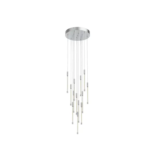 Motif 13-Inch Multi Pendant in Brushed Gold - Image 11