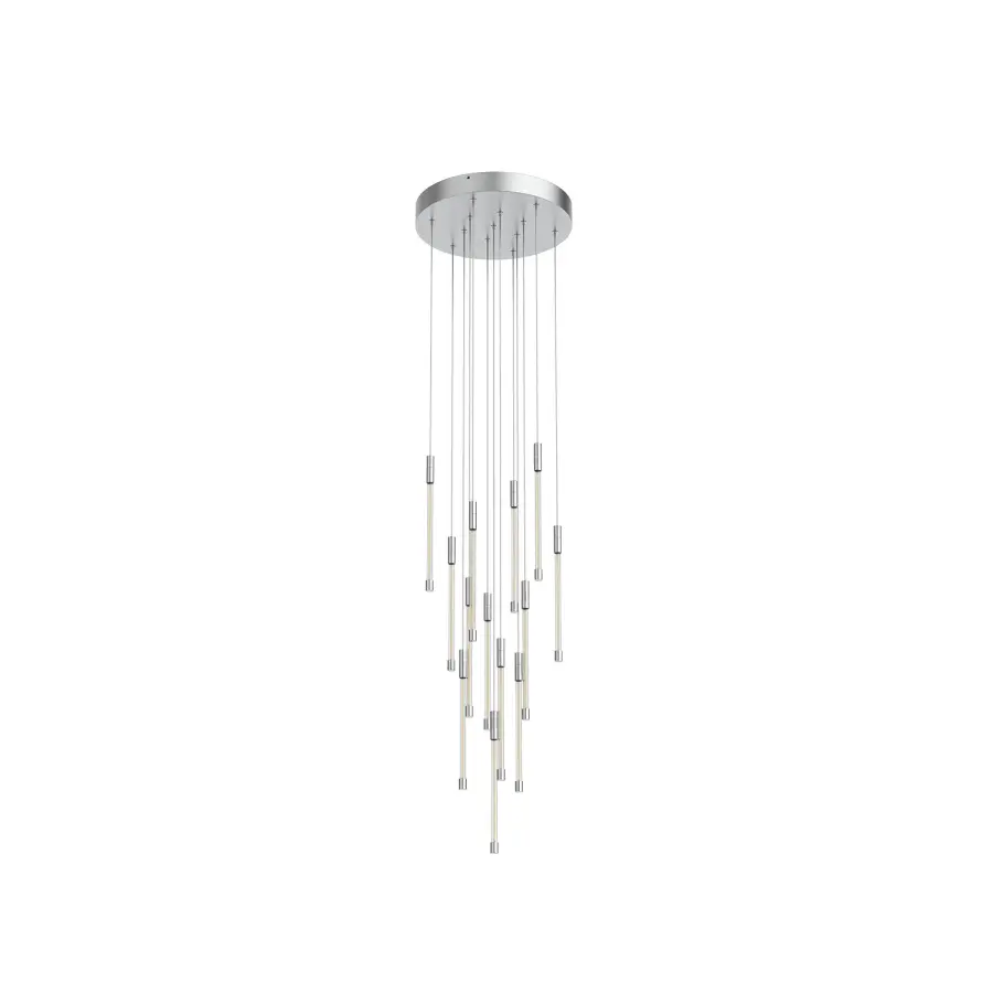 Motif 13-Inch Multi Pendant in Brushed Gold - Image 11