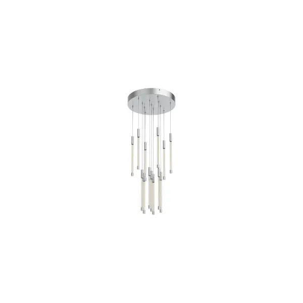 Motif 13-Inch Multi Pendant in Brushed Gold - Image 12