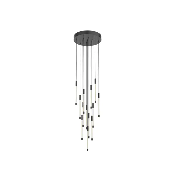 Motif 13-Inch Multi Pendant in Brushed Gold - Image 6