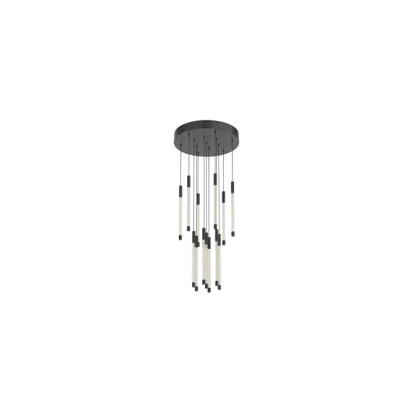 Motif 13-Inch Multi Pendant in Brushed Gold - Image 7