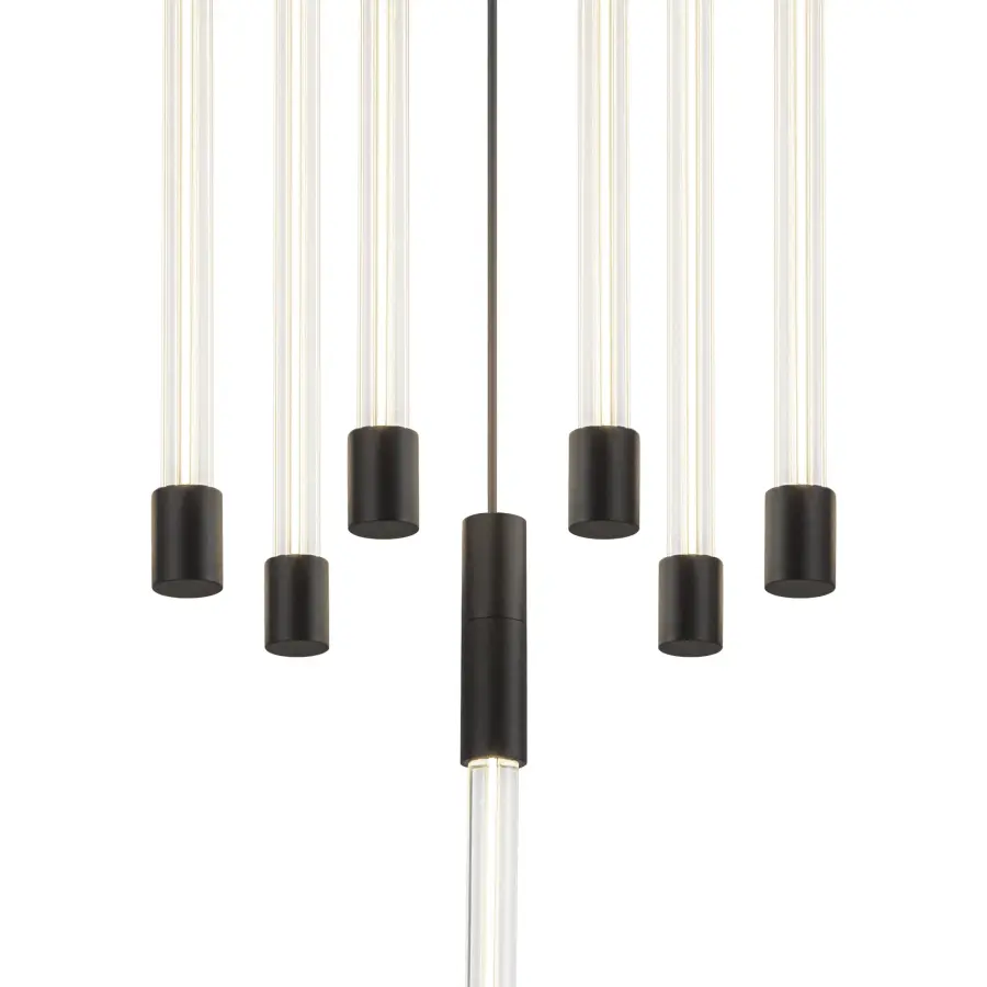 Motif 13-Inch Multi Pendant in Brushed Gold - Image 8