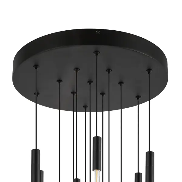 Motif 13-Inch Multi Pendant in Brushed Gold - Image 9