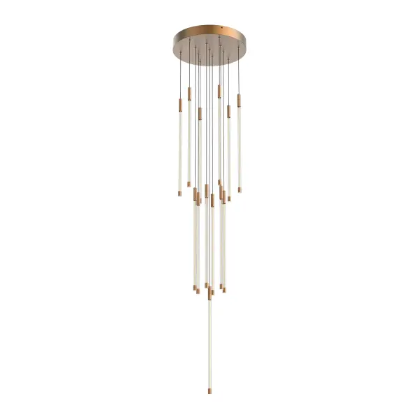 Motif 21-Inch Multi-Light Pendant in Matte Black - Image 12