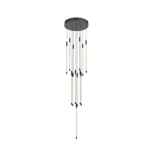 Motif 21-Inch Multi-Light Pendant in Matte Black - Image 6
