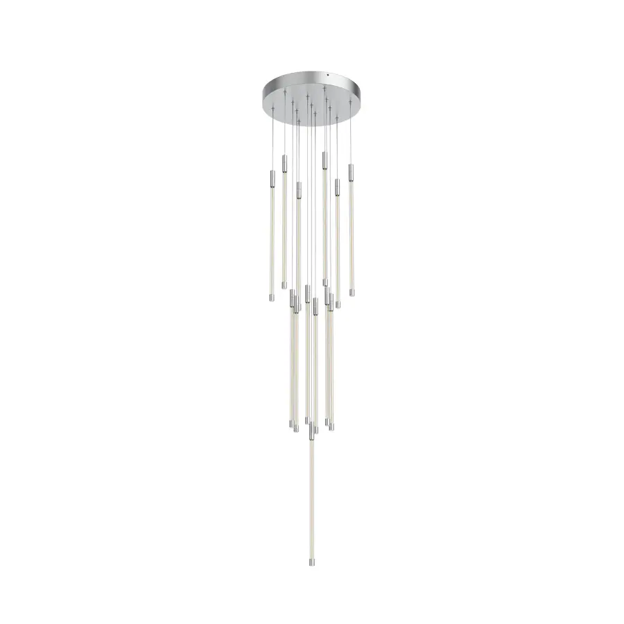 Motif 21-Inch Multi-Light Pendant in Matte Black - Image 9