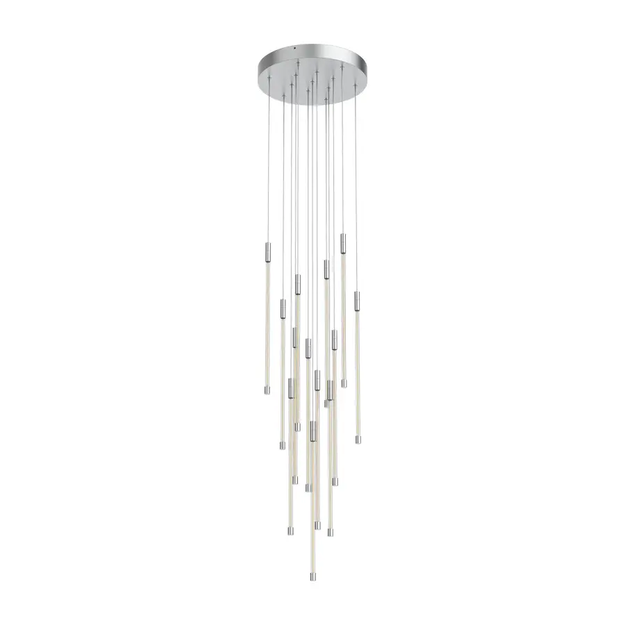 Motif 21-Inch Multi-Light Pendant in Matte Black - Image 10