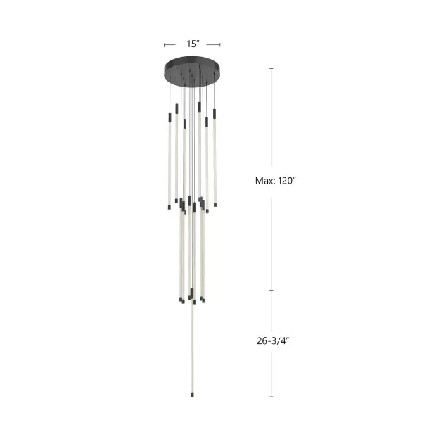 Motif 27-Inch Multi-Light Pendant - Image 18