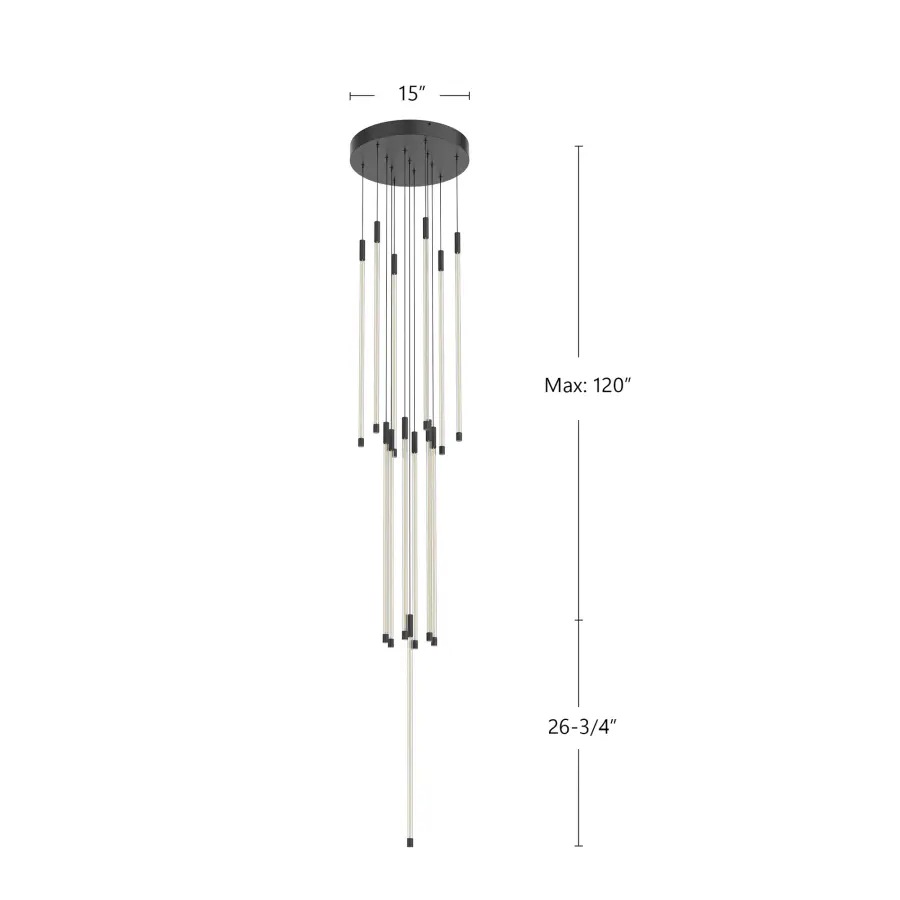 Motif 27-Inch Multi-Light Pendant - Image 18