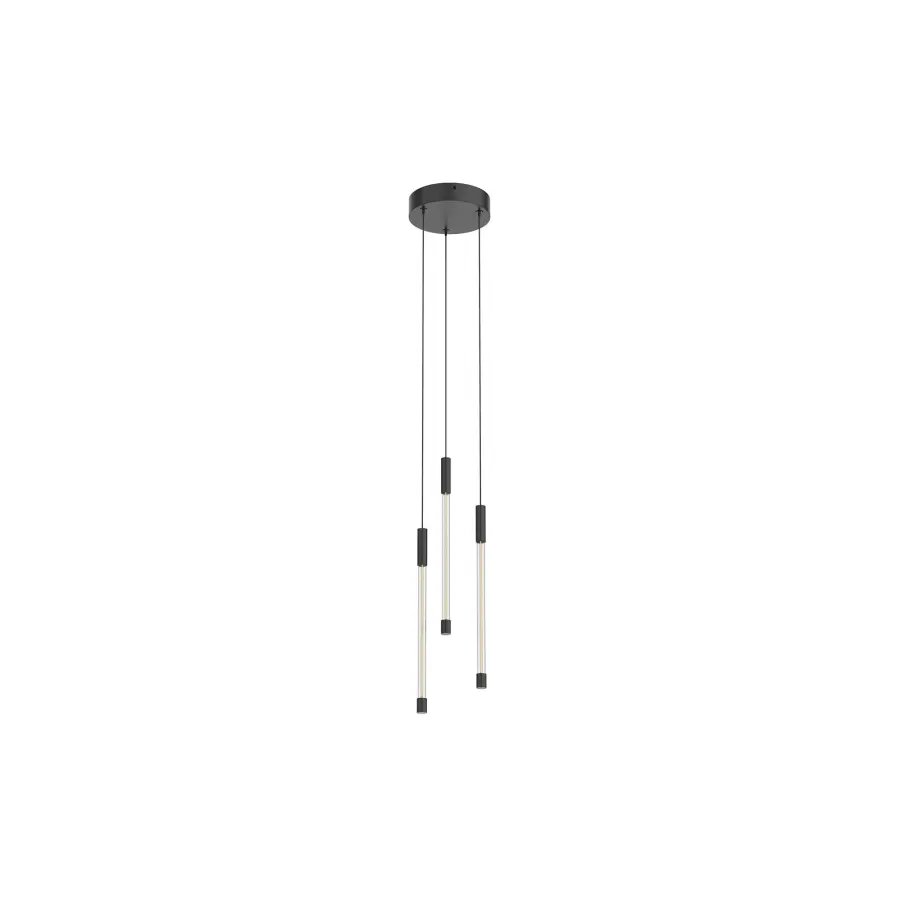 Motif 13-Inch Multi Pendant in Matte Black - Image 5