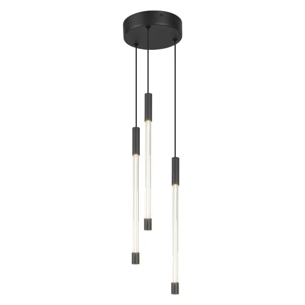 Motif 13-Inch Multi Pendant in Matte Black - Image 6