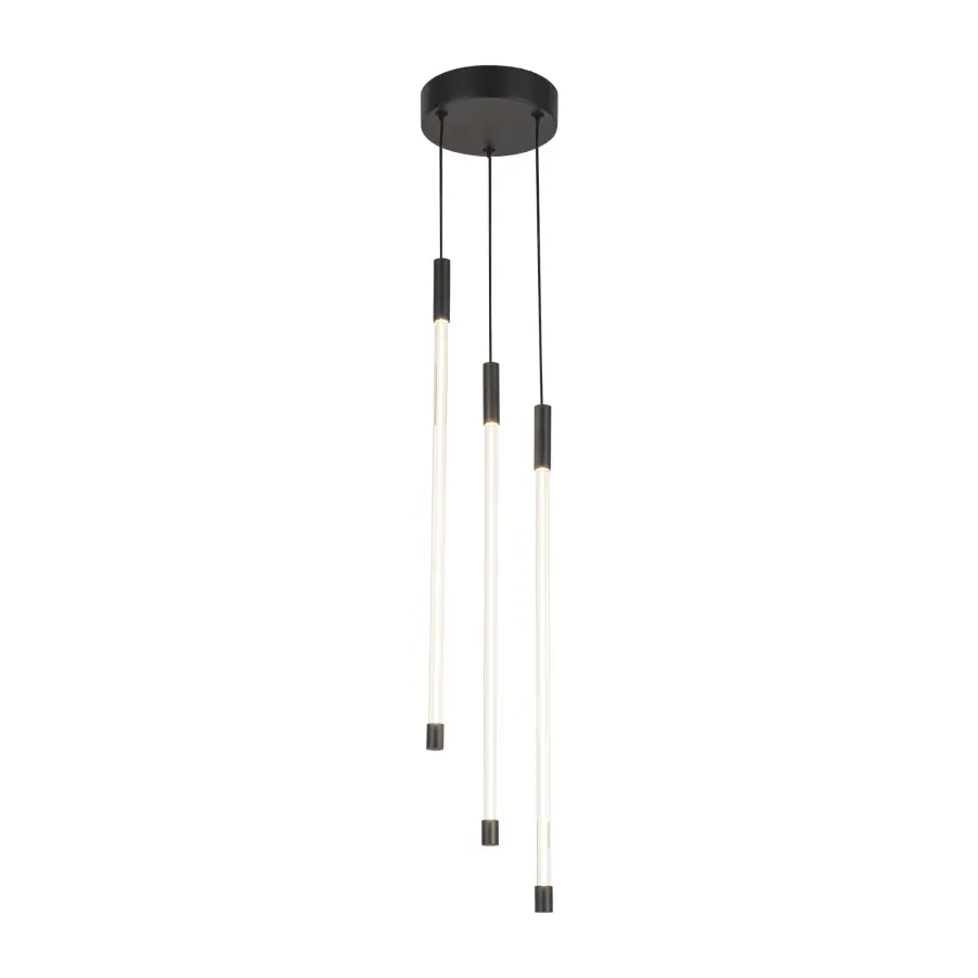 Motif 21-Inch Multi Pendant in Matte Black - Image 12