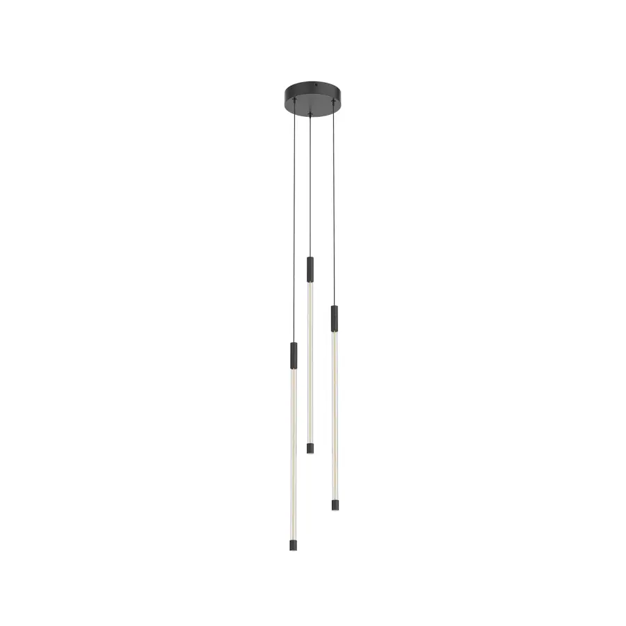 Motif 21-Inch Multi Pendant in Matte Black - Image 16