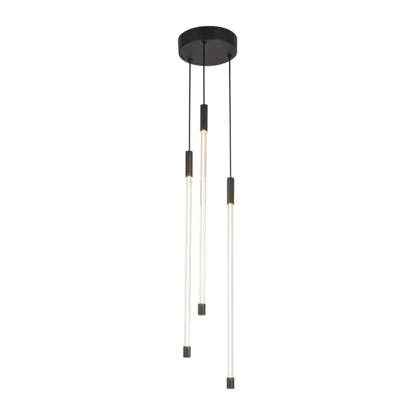Motif 21-Inch Multi Pendant in Matte Black - Image 17