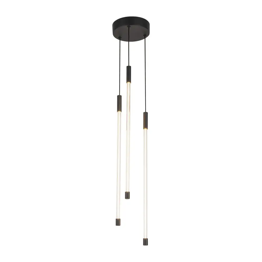 Motif 21-Inch Multi Pendant in Matte Black - Image 17