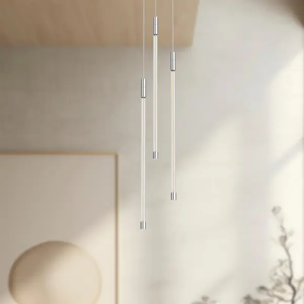 Motif 21-Inch Multi Pendant in Matte Black - Image 4