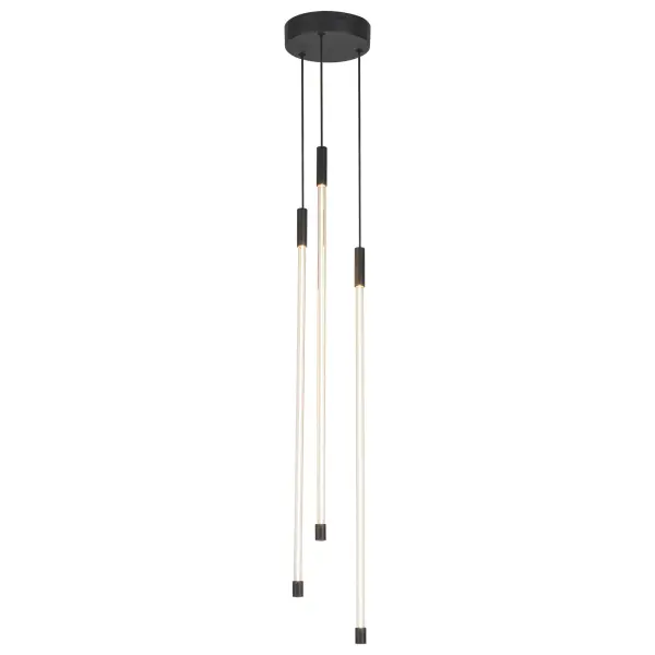 Motif 27-Inch Multi-Light Pendant in Brushed Gold - Image 1